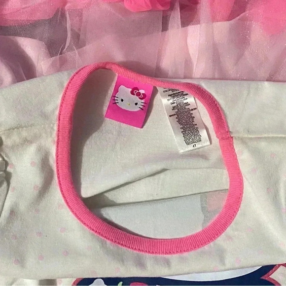 Sanrio Hello Kitty Mesh Cake Dress 4T - Picture 9 of 9